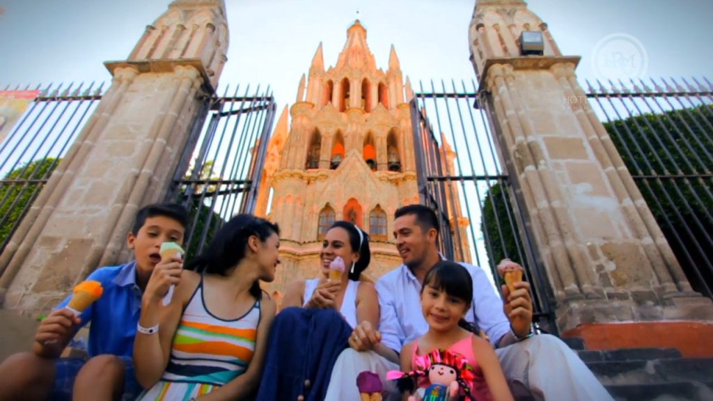 Familia en San Miguel de Allende